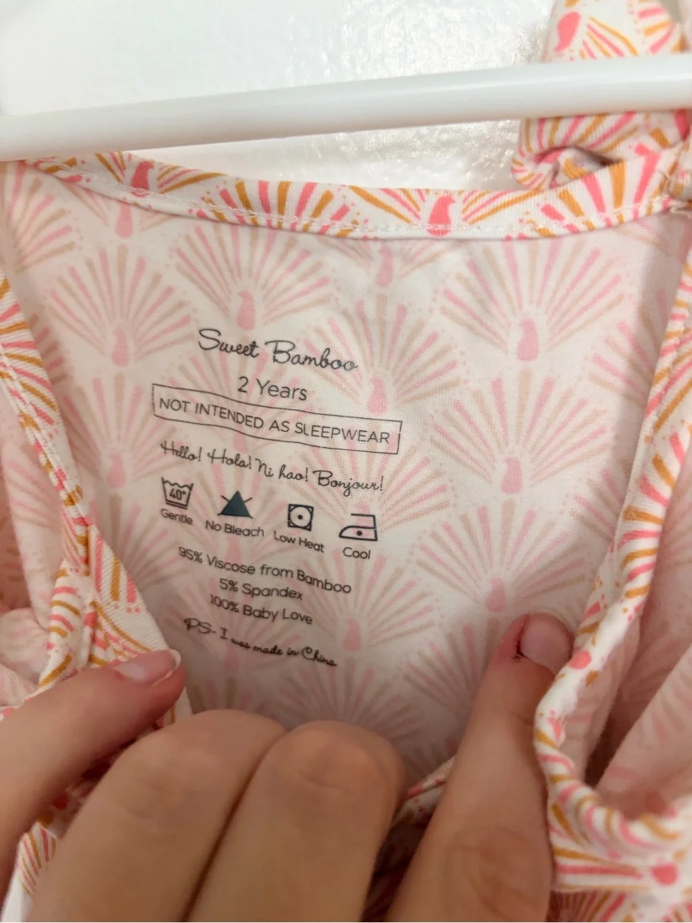 Sweet bamboo pajamas set